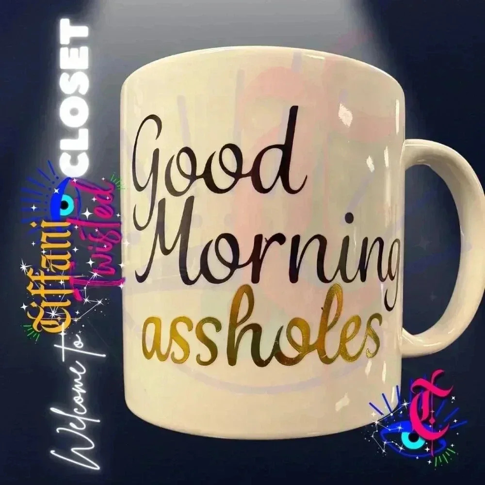 Large "Good Morning Assholes" Mug – Bold & Fun Coffee Cup - Picture 2 of 2